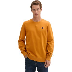 TOM TAILOR Sweatshirt voor heren, 10821 - Peanut Butter Brown, XXL