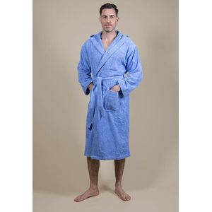 CozyLion - Badjas - Jeans Blauw - Katoen - Badstof