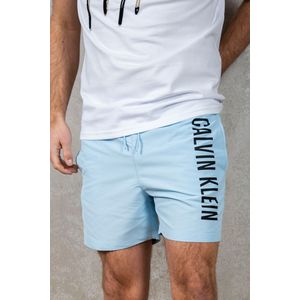 Calvin Klein Medium Drawstring Heren Zwembroek - Powder Aqua - Maat L