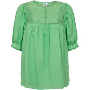 Nümph - Nugrace Shirt 704331 - Blouse - Groen - Katoen
