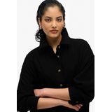 Superdry - Ibiza Longline Beach - Shirt - Zwart - 3/4-mouw