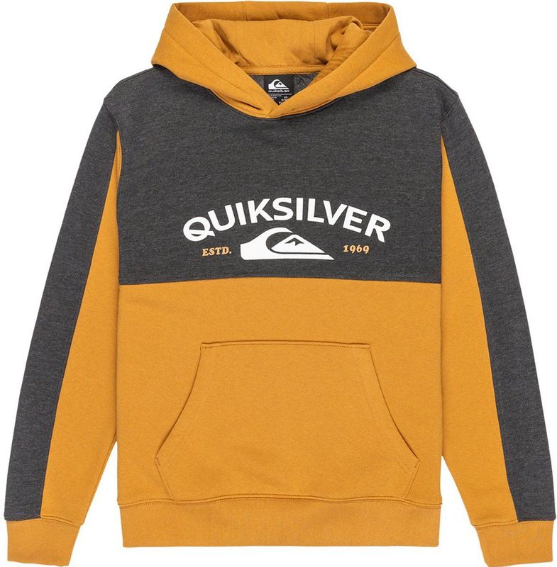 Quiksilver - Knowledge Area - Hoodie - Geel - 14 Years - Jongens