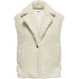 Only - Onlwilma Teddy Waistcoat - Off-white - Gilet