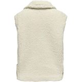 Only - Onlwilma Teddy Waistcoat - Off-white - Gilet