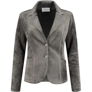 Helena Hart - Blazer - Grijs - Velvet