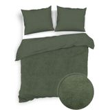 Dekbedovertrek ZoHome Velluto - Racing Green