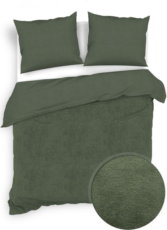 Dekbedovertrek ZoHome Velluto - Racing Green