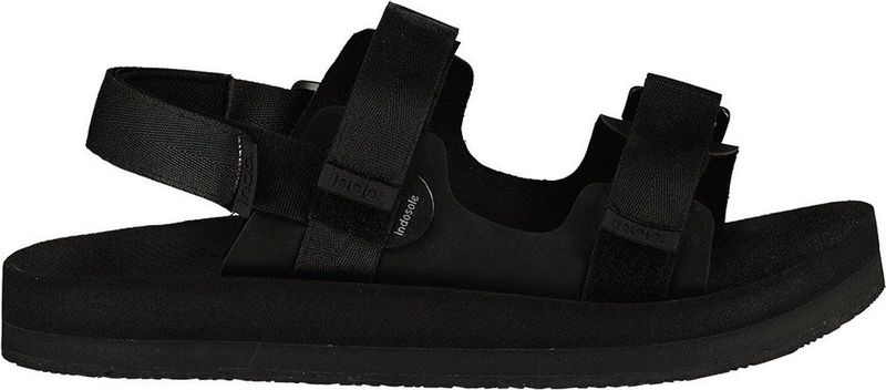 Indosole - Adventure Sandalen - Zwart - Gerecycled Materiaal