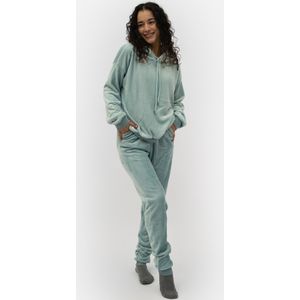 Apollo - Loungeset - Blauw - Dames Huispak - Fleece