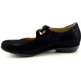 Durea - 5730 - Bandschoenen - Blauw - Leer Combi