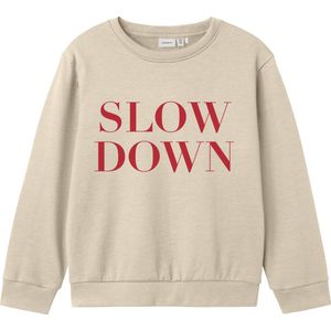 Sweatshirt - Regular Fit - Geborstelde Sweatstof - Lange Mouwen