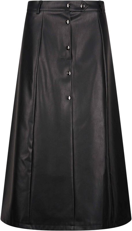 HV Society - HVS Rita - Rok - Veganistisch Leer - Over-de-knie Lengte
