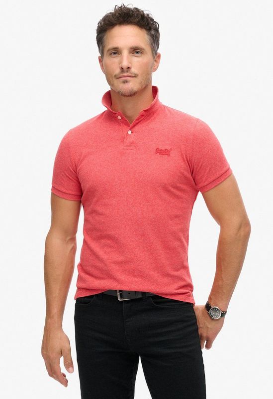Piqué poloshirt Superdry
