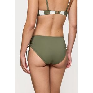TRIUMPH - Bikinislip - Kaki/Wit - 77% Polyamide, 23% Elasthan