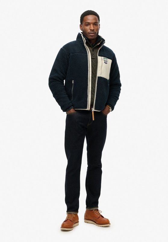 Superdry - Vintage Retro - Tussenjas - Relaxte Pasvorm - Zwart