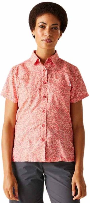 Regatta - Mindano VIII - Overhemd - Korte Mouwen - Sneldrogend - UV-bescherming