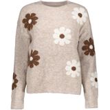 Geisha - Trui - Sand - Met Embroided Flower Print - Dames