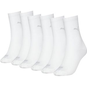 Puma Sokken Dames - 6 paar - Wit - Maat 35/38