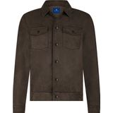 Blue Industry - Bruin Jack - Heren - Duurzaam - Klassieke Kraag - Knoopsluiting