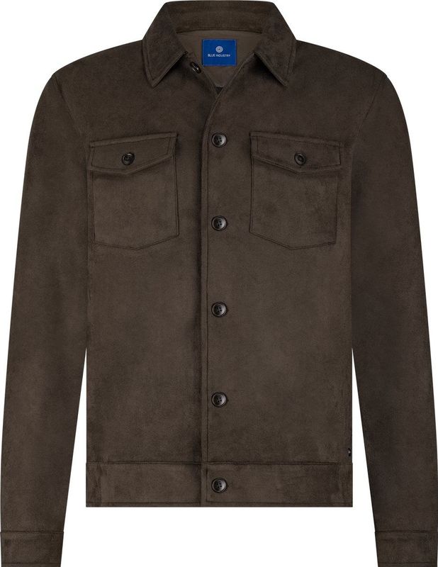 Blue Industry - Bruin Jack - Heren - Duurzaam - Klassieke Kraag - Knoopsluiting