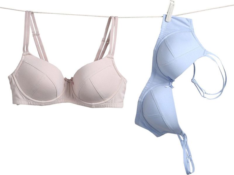 Vertbaudet - Set van 2 - Zwangerschapsbeha's - Rozen - Biologisch Katoen