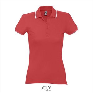 SOL'S Women´s Polo Practice L530 - Red/White - L