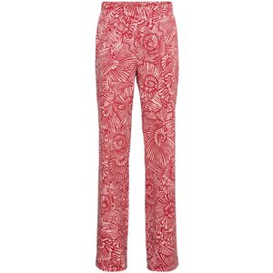&Co Woman - Patrice FOSSIL FLOWER - Broek - Stone Red Multi - Travelkwaliteit