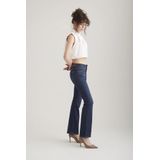 COJ - Laura - Dames Flare Jeans - Dark Blue Vintage