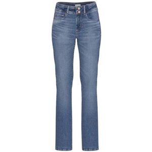 Guess - Shape Up Straight - Jeans - Blauw - Rechte Pijpen - Klassiek Vijfzakkenmodel