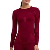 Falke - Longsleeved Shirt Warm W - Thermokleding - Bordeauxrood