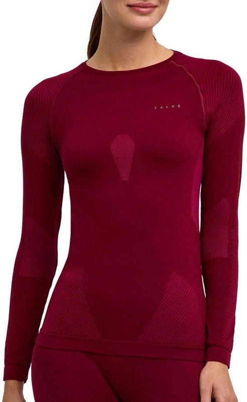 Falke - Longsleeved Shirt Warm W - Thermokleding - Bordeauxrood