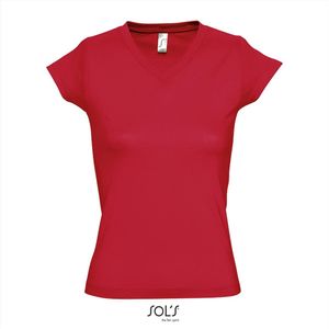 SOL'S - Women´s V-Neck-T-Shirt - Rood - 3XL