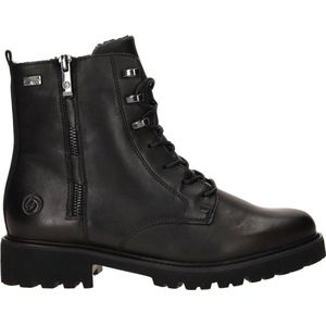 Remonte - Veterboots - Zwart - Dames - Leren Schoen