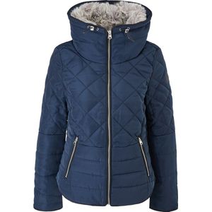 QS - Winterjas - Navy - Gewatteerde Jas - Normale Pasvorm