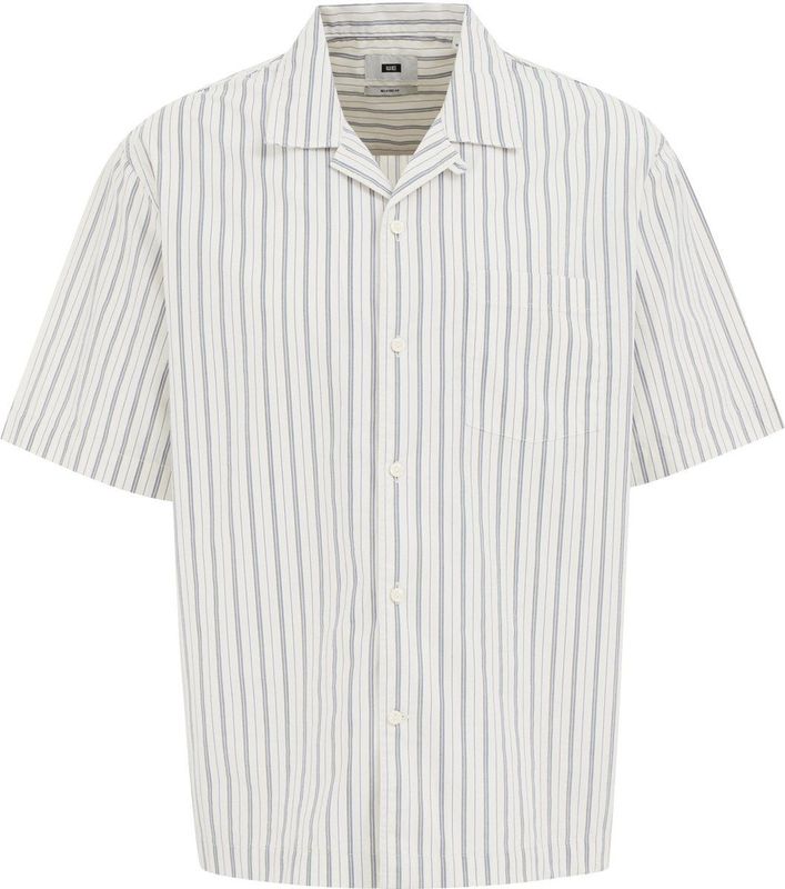 WE Fashion Overhemd  marine / zwart / wit