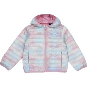 Chicco - Winterjas - Lichtblauw/Rosa - Gewatteerde Jas - Warm Gevoerd