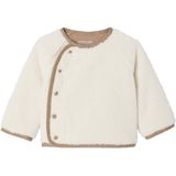 Vertbaudet - Gebreide Trui - Sherpa - Voor Pasgeborenen - Geknoopte Opening Aan De Voorkant