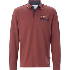 Babista herren Poloshirt Met Lange Mouwen - 44/46 - rood