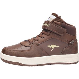 KangaROOS - K-CP Bound Mid EV - Hoge Unisex Kindersneaker - Bruin - Warme Voering