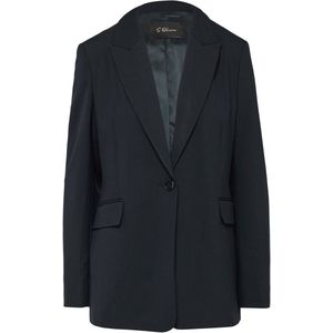 s.Oliver - Indoor Blazer - Blauw - Polyester Viscose Blend