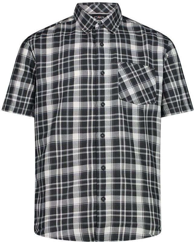 CMP - Geruit Herenoverhemd - Korte Mouwen - Outdoor - Technische Kenmerken