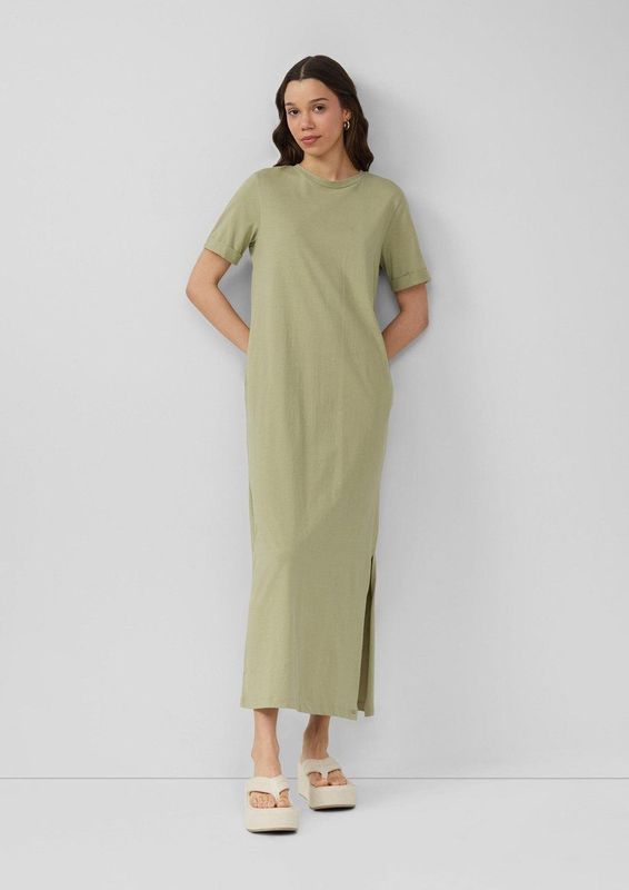 Jerseyjurken - Katoen - Lang - Casual - Zijsplitten
