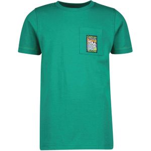 Vingino T-shirt JURF met Backprint Zeegroen