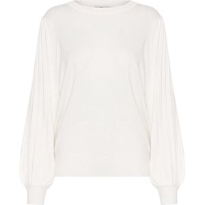 Kaffe Trui Kalone Knit Pullover 10507905 110602 Chalk Dames Maat - M