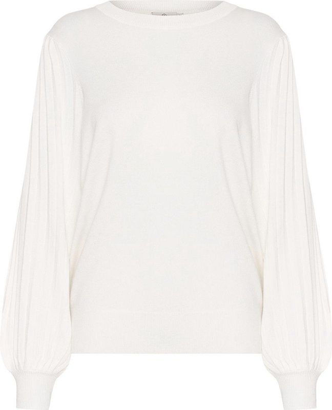 Kaffe Trui Kalone Knit Pullover 10507905 110602 Chalk Dames Maat - M