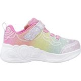 Skechers - Princess Wishes - Kindersneakers - Roze - Mesh met Pailletten
