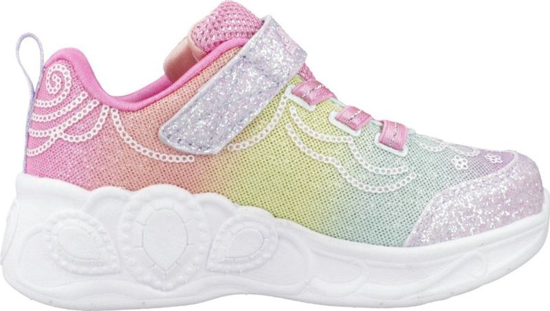 Skechers - Princess Wishes - Kindersneakers - Roze - Mesh met Pailletten