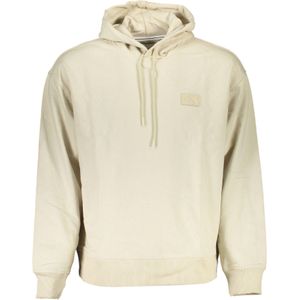 Calvin Klein - Hoodie - Beige - Katoen - Lange Mouwen