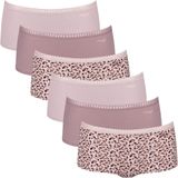 Sloggi - GO Crush Short C6P - Slips - Set van 6 - GOTS-gecertificeerd Biologisch Katoen