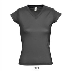 SOL'S - Women´s V-Neck-T-Shirt - Donkergrijs - L156